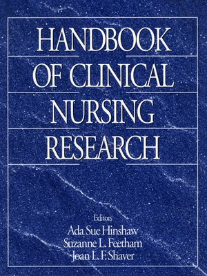 cover image of Handbook of Clinical Nursing Research